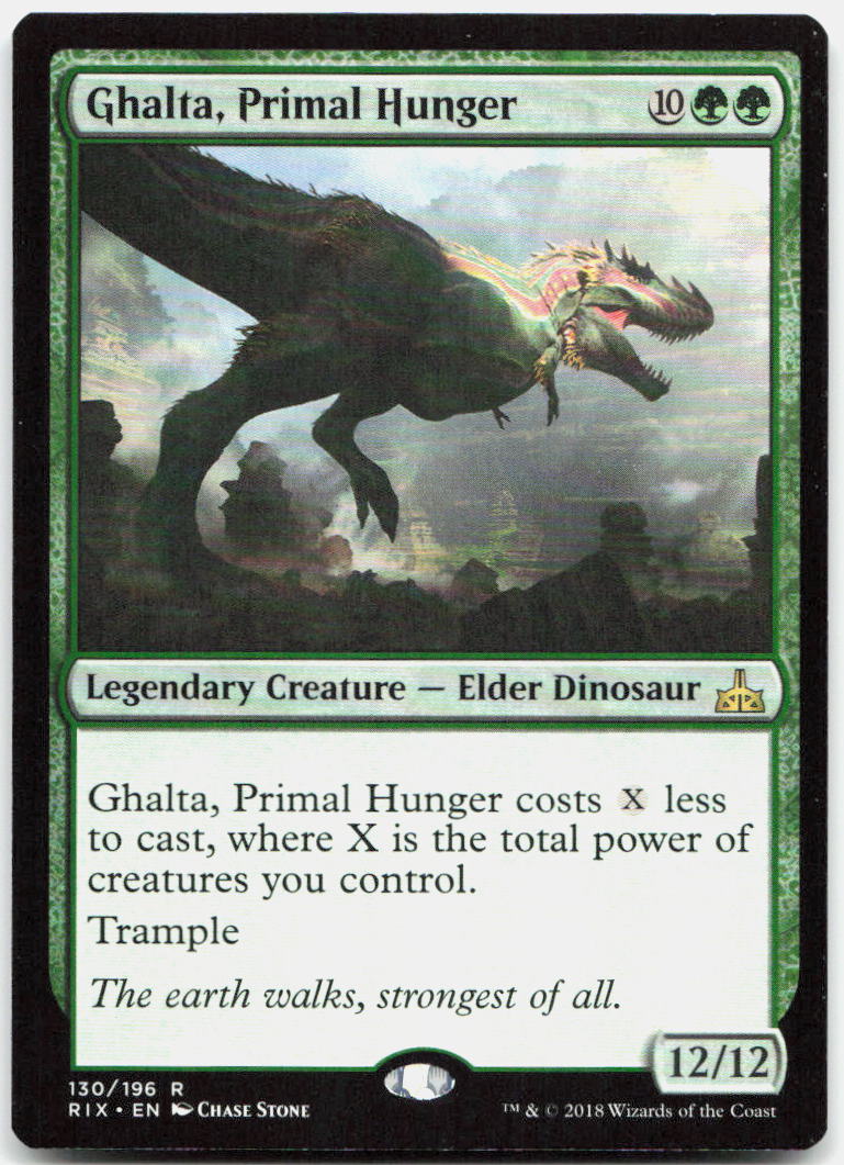 Ghalta, Primal Hunger NM R Rivals of Ixalan 130