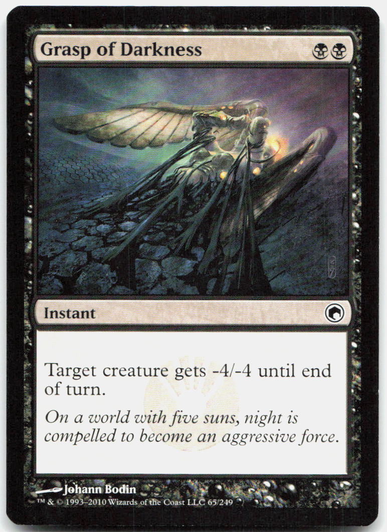 Grasp of Darkness NM C Scars of Mirrodin 65