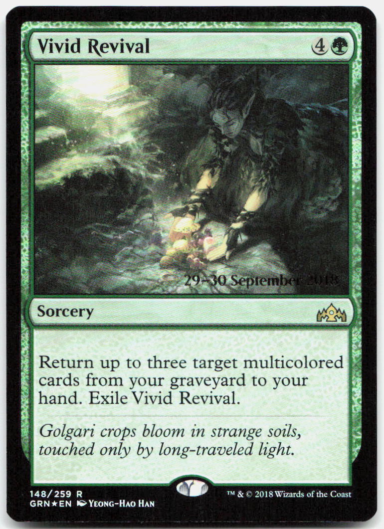Vivid Revival NM Foil R Guilds of Ravnica 148