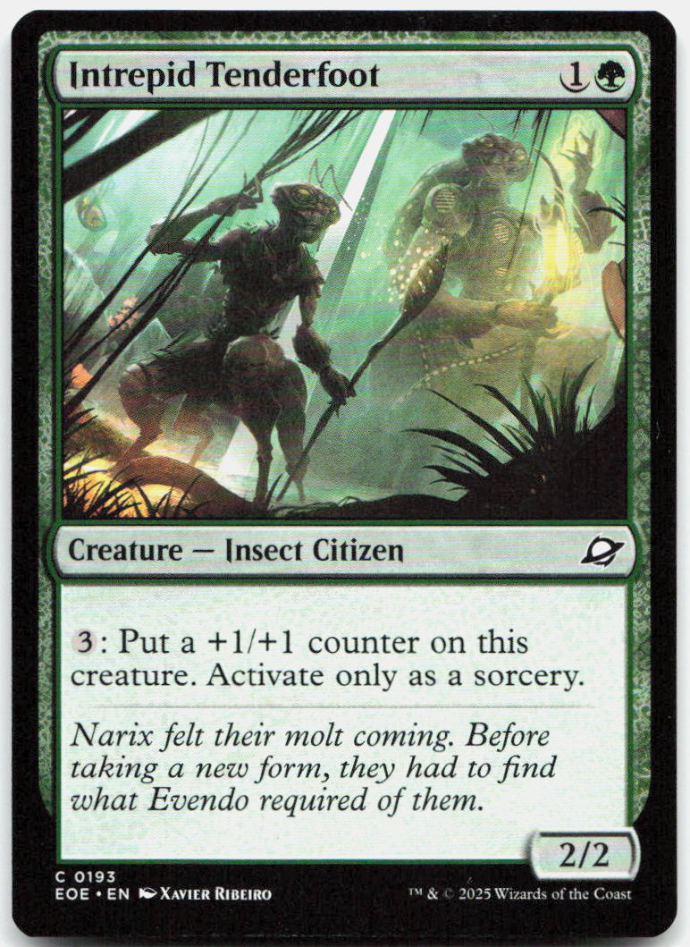 Intrepid Tenderfoot NM C Edge of Eternities 193