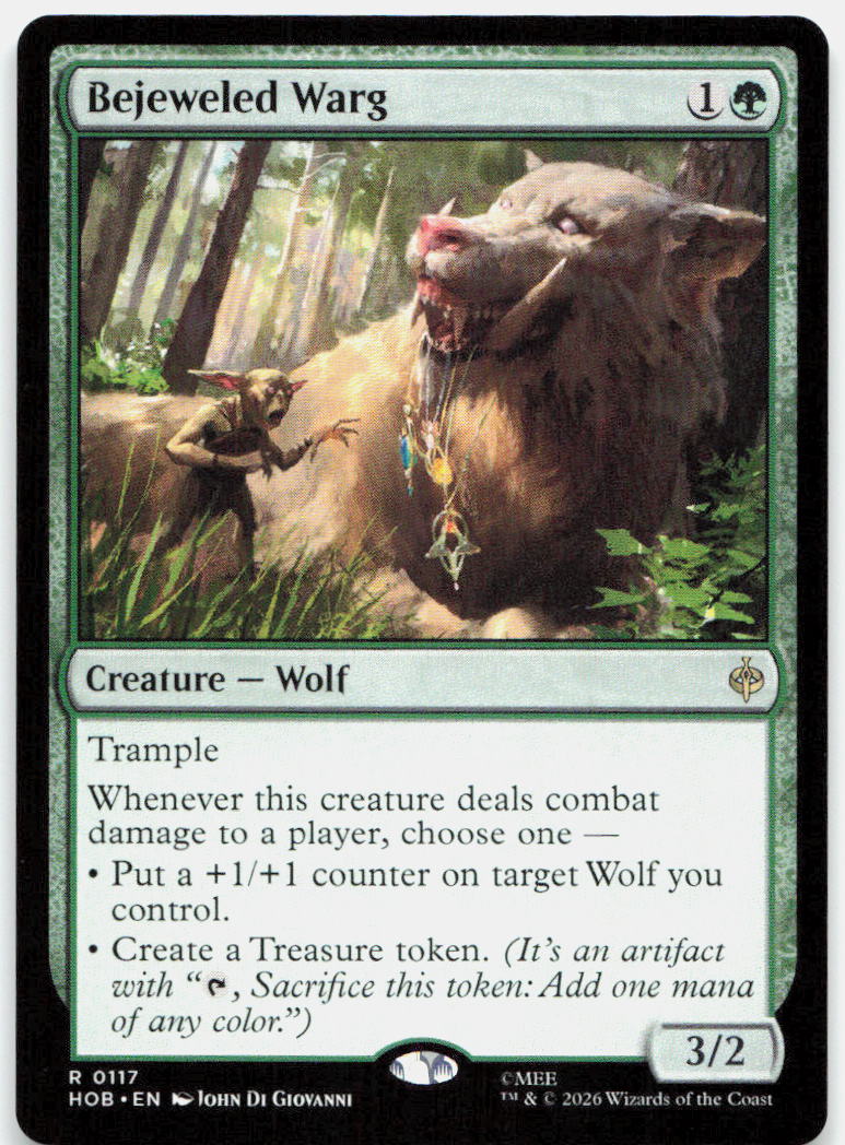 Bejeweled Warg NM R The Hobbit 117