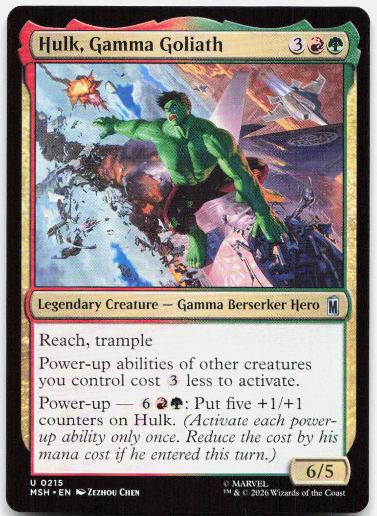 Hulk, Gamma Goliath NM U Marvel Super Heroes 215