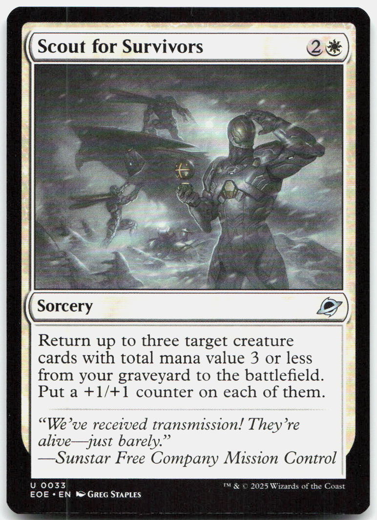 Scout for Survivors NM U Edge of Eternities 33