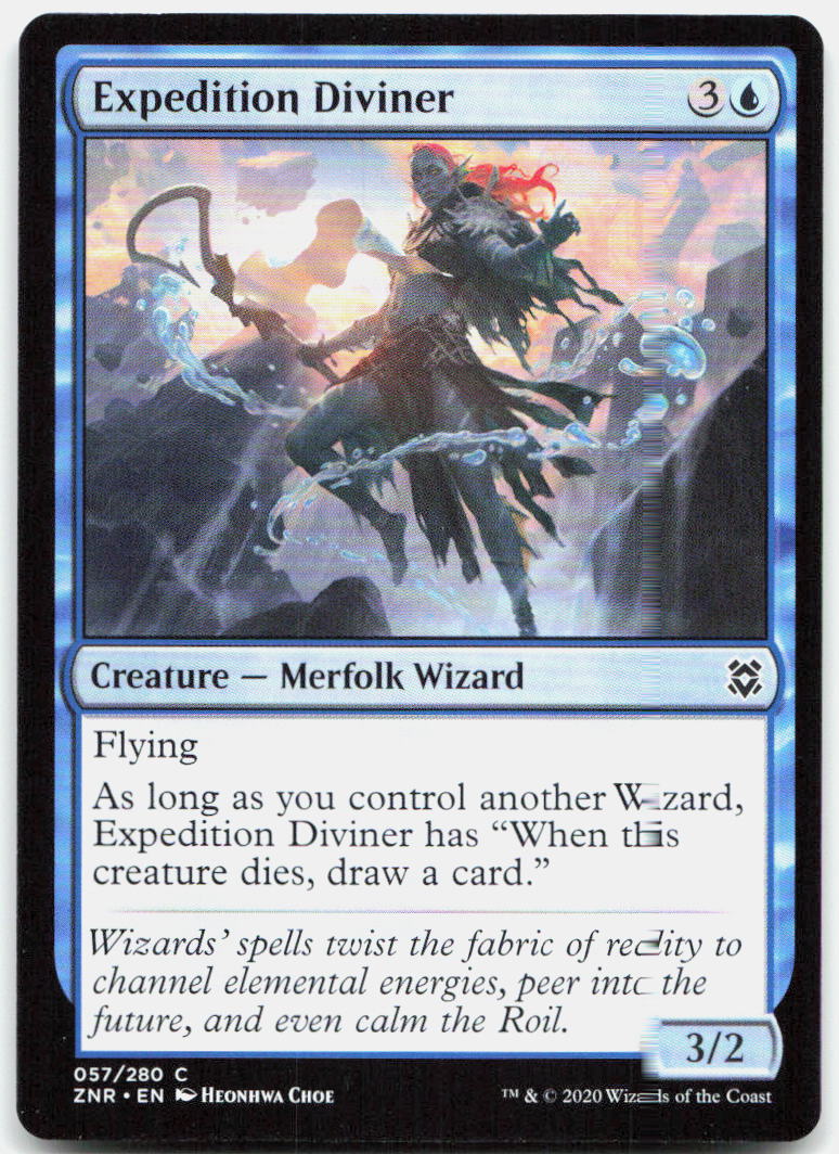 Expedition Diviner NM C Zendikar Rising 57