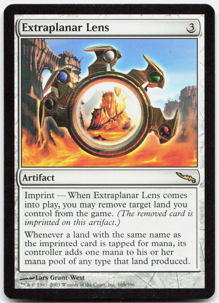 Extraplanar Lens NM R Mirrodin 169