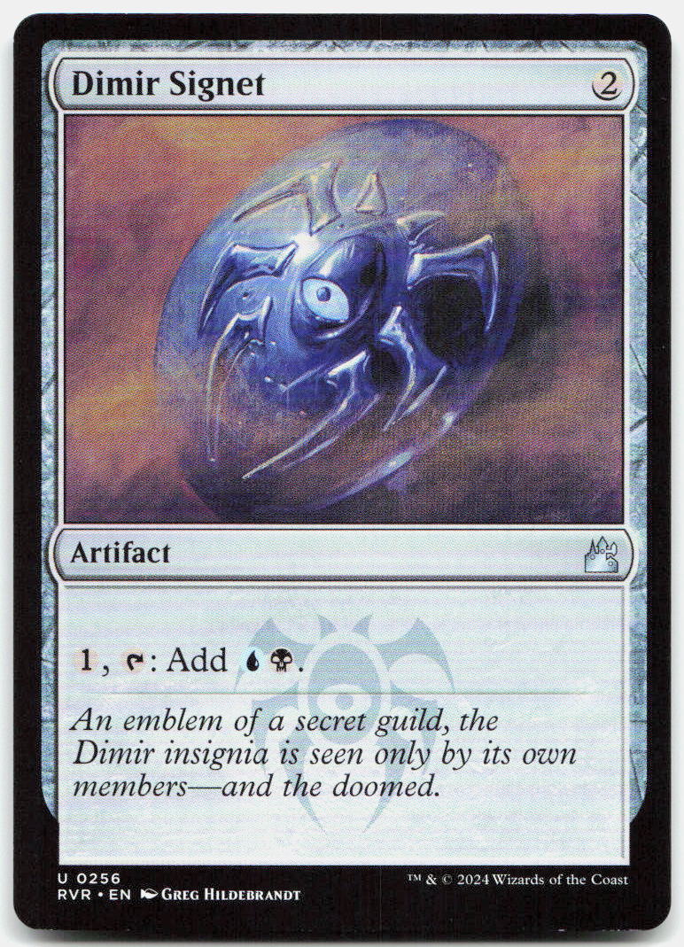 Dimir Signet NM U Ravnica Remastered 256