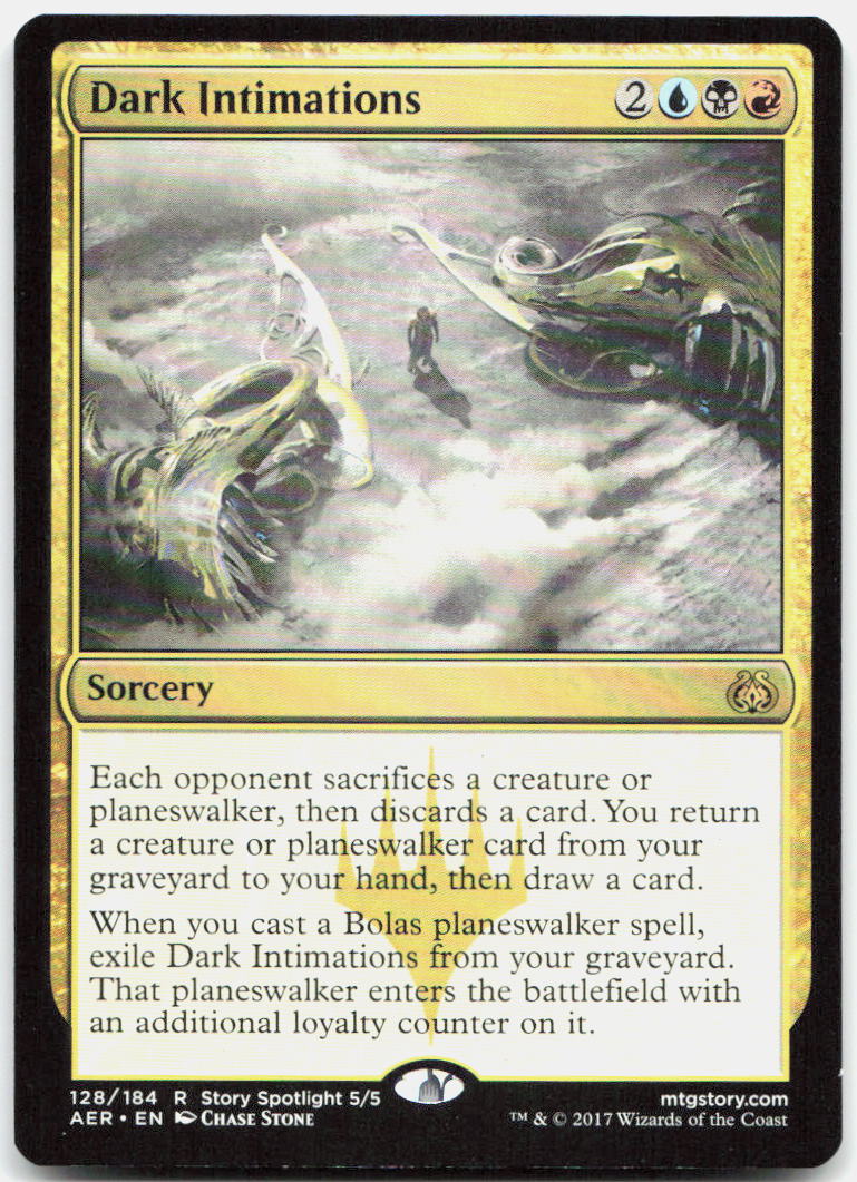 Dark Intimations NM R Aether Revolt 128