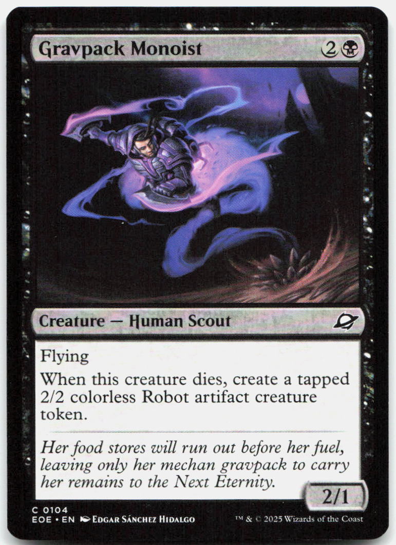 Gravpack Monoist NM C Edge of Eternities 104