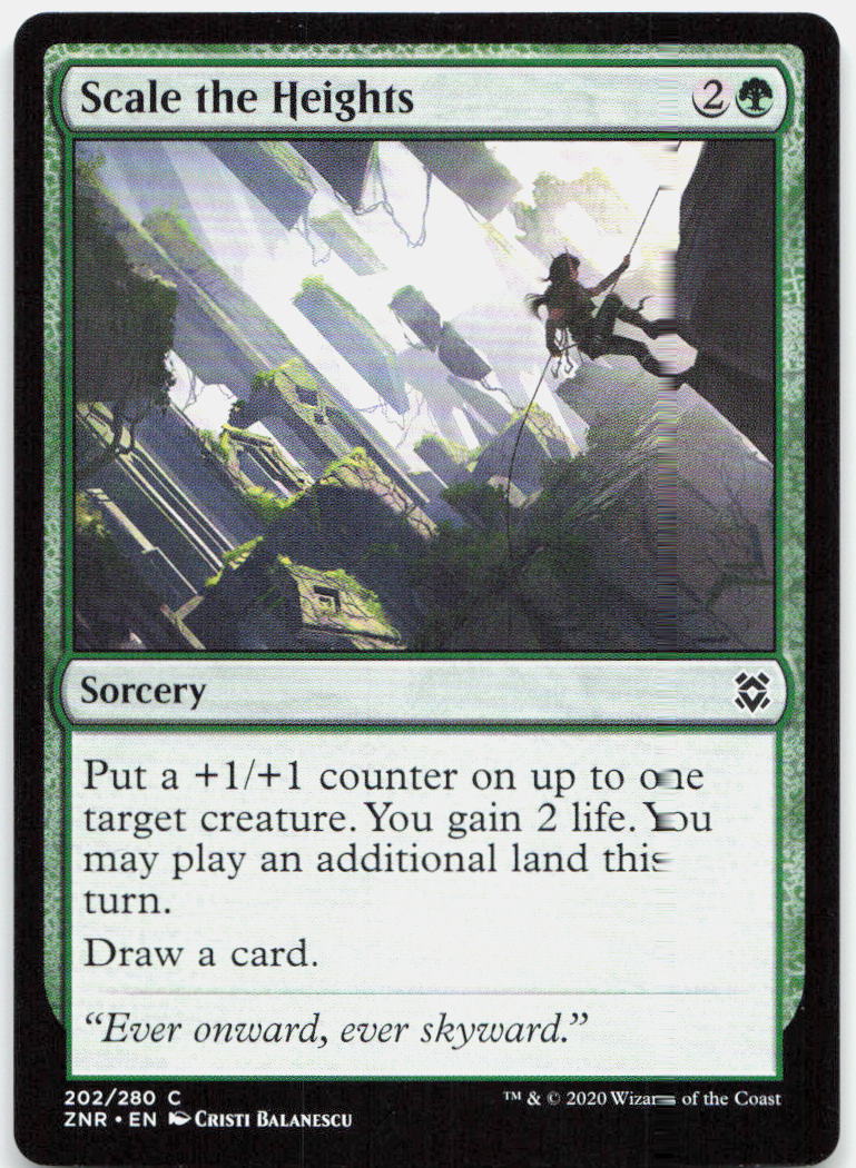 Scale the Heights NM C Zendikar Rising 202