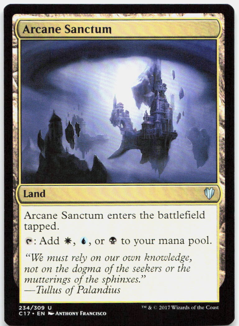 Arcane Sanctum NM U Commander 2017 234