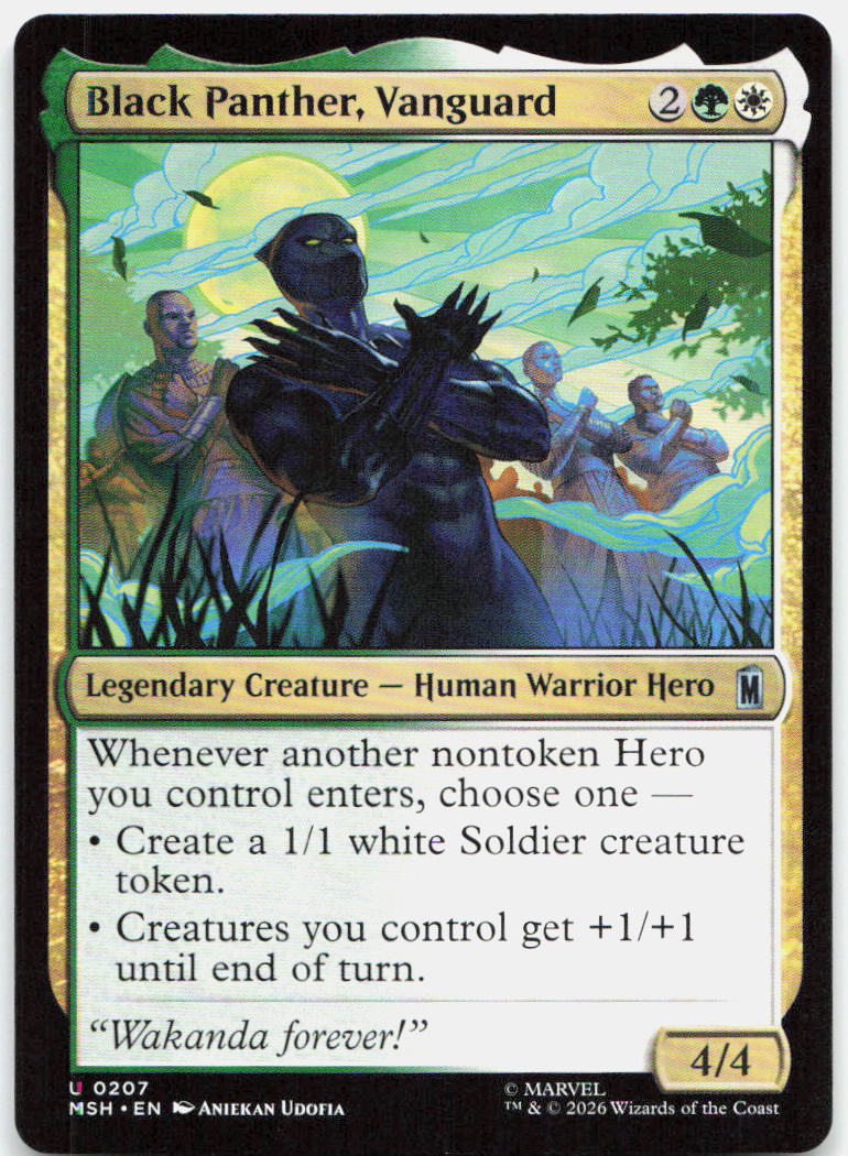 Black Panther, Vanguard NM U Marvel Super Heroes 207