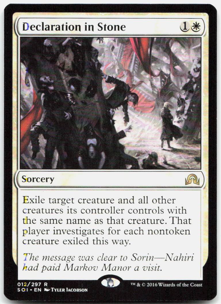 Declaration in Stone NM R Shadows over Innistrad 12