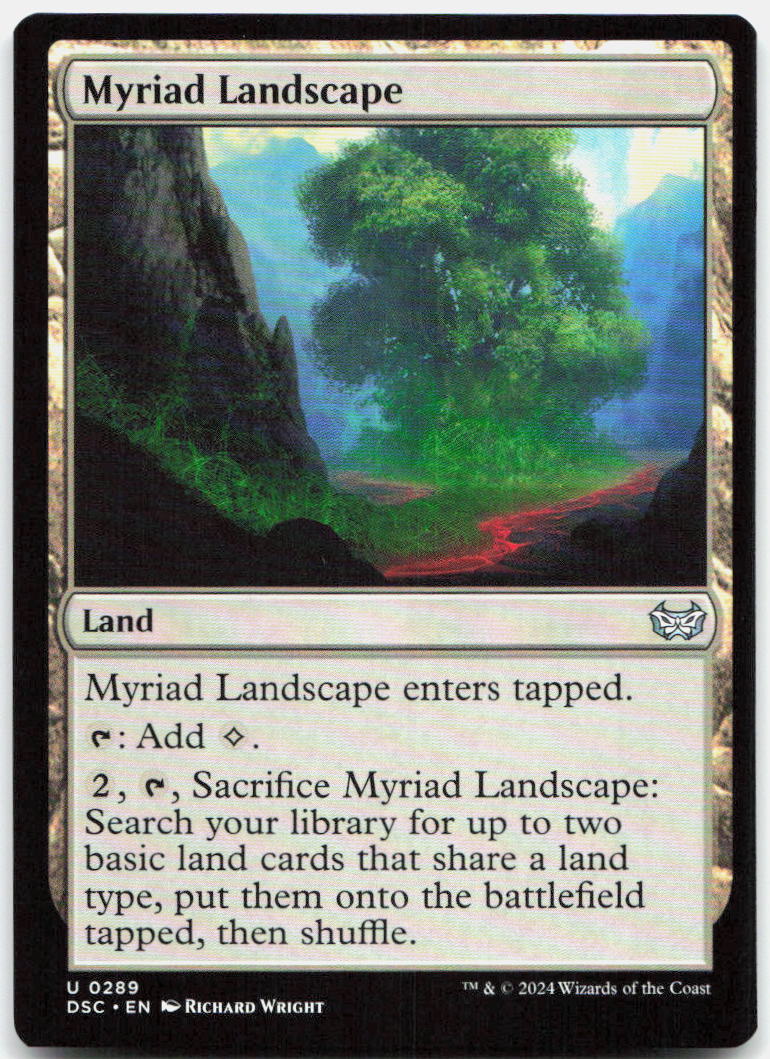 Myriad Landscape NM U Commander: Duskmourn: House of Horror 289