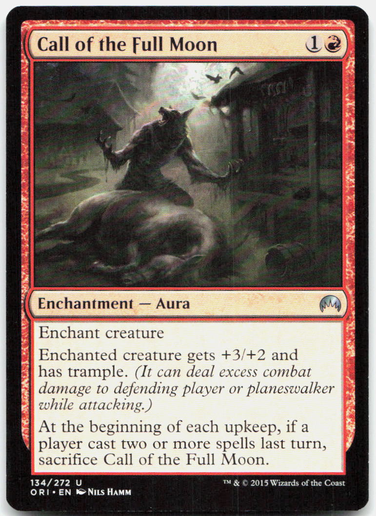 Call of the Full Moon NM U Magic Origins 134