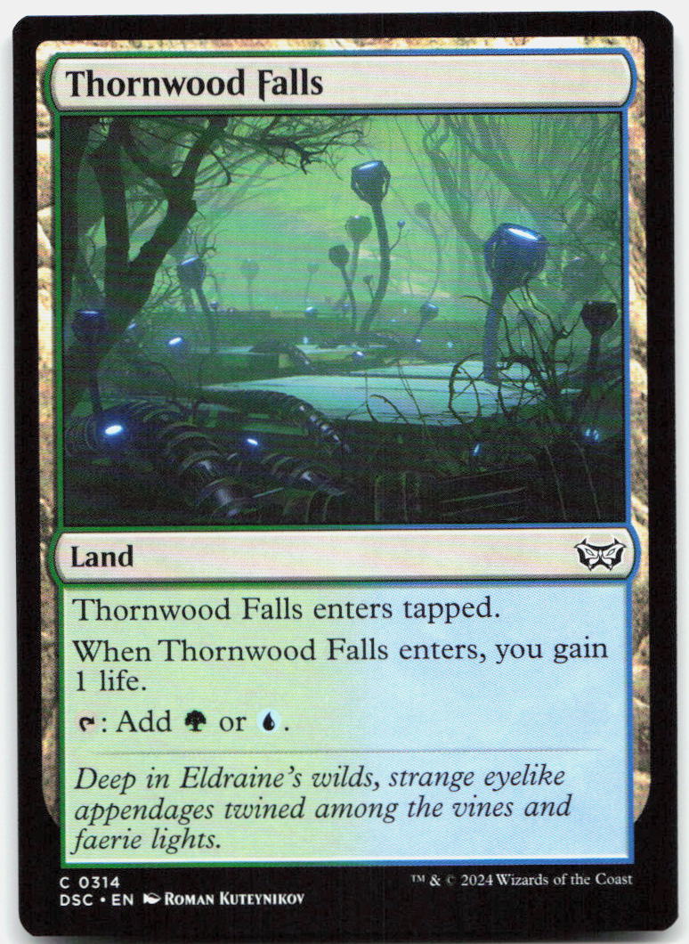 Thornwood Falls NM C Commander: Duskmourn: House of Horror 314