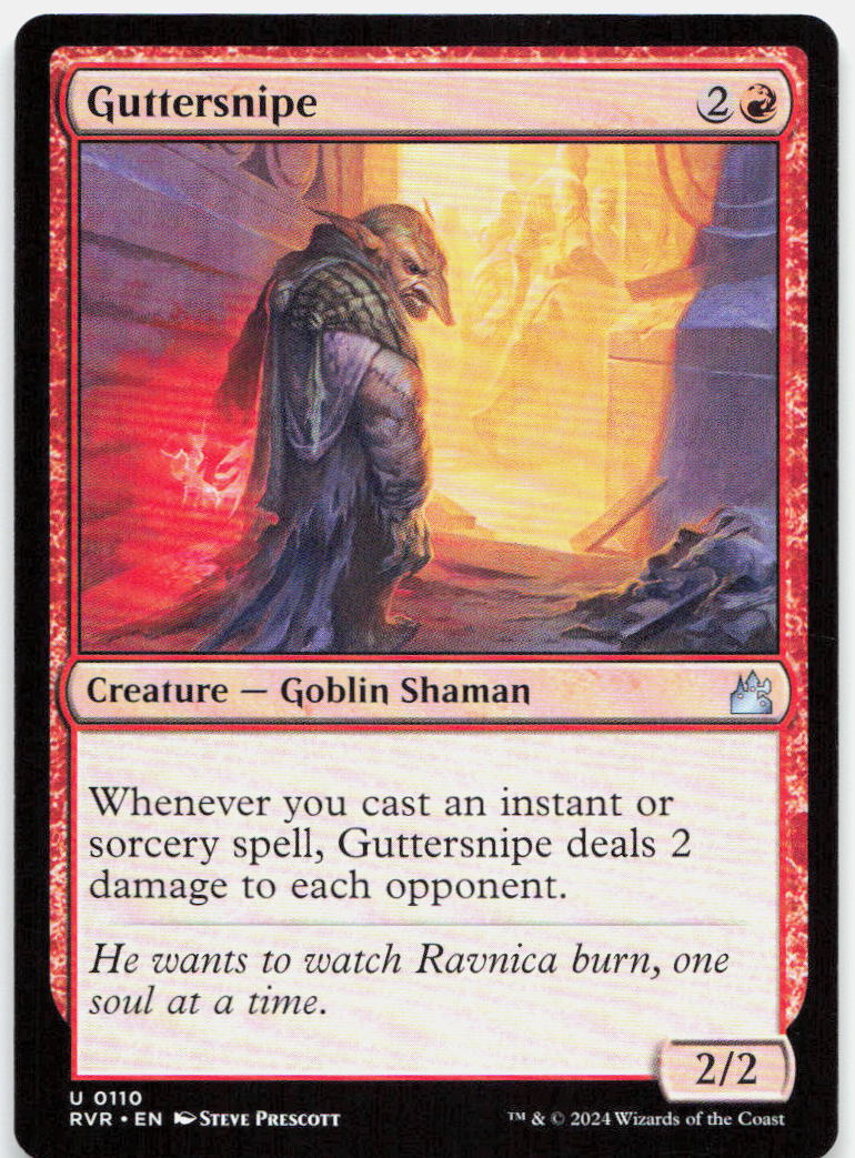 Guttersnipe NM U Ravnica Remastered 110