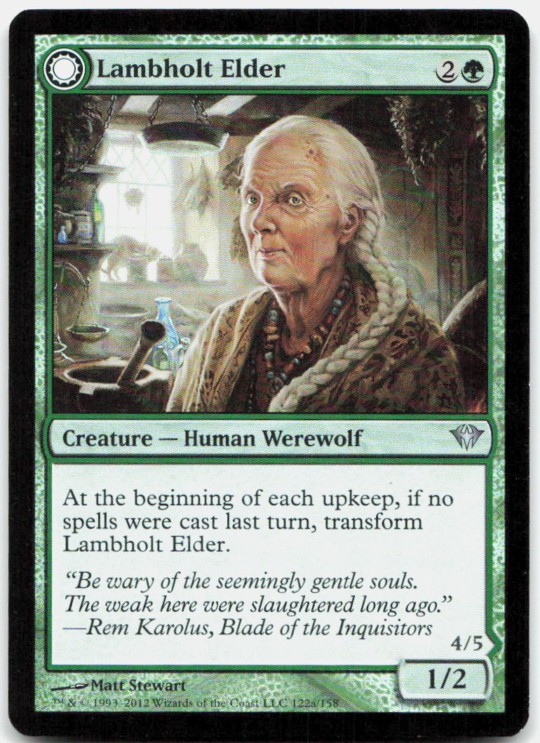 Lambholt Elder NM Foil U Dark Ascension 122