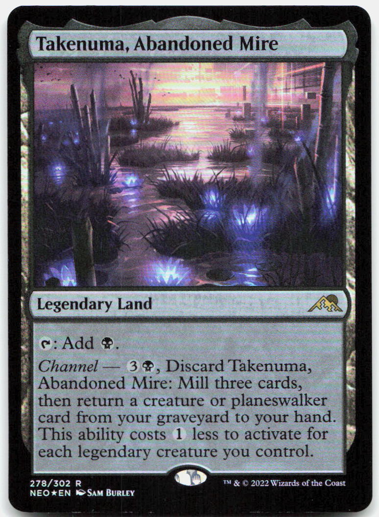 Takenuma, Abandoned Mire NM Foil R Kamigawa: Neon Dynasty 278