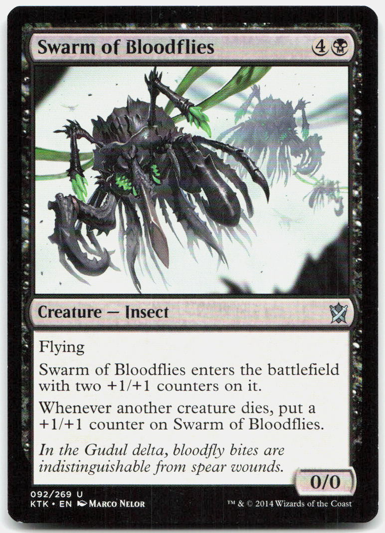 Swarm of Bloodflies NM U Khans of Tarkir 92