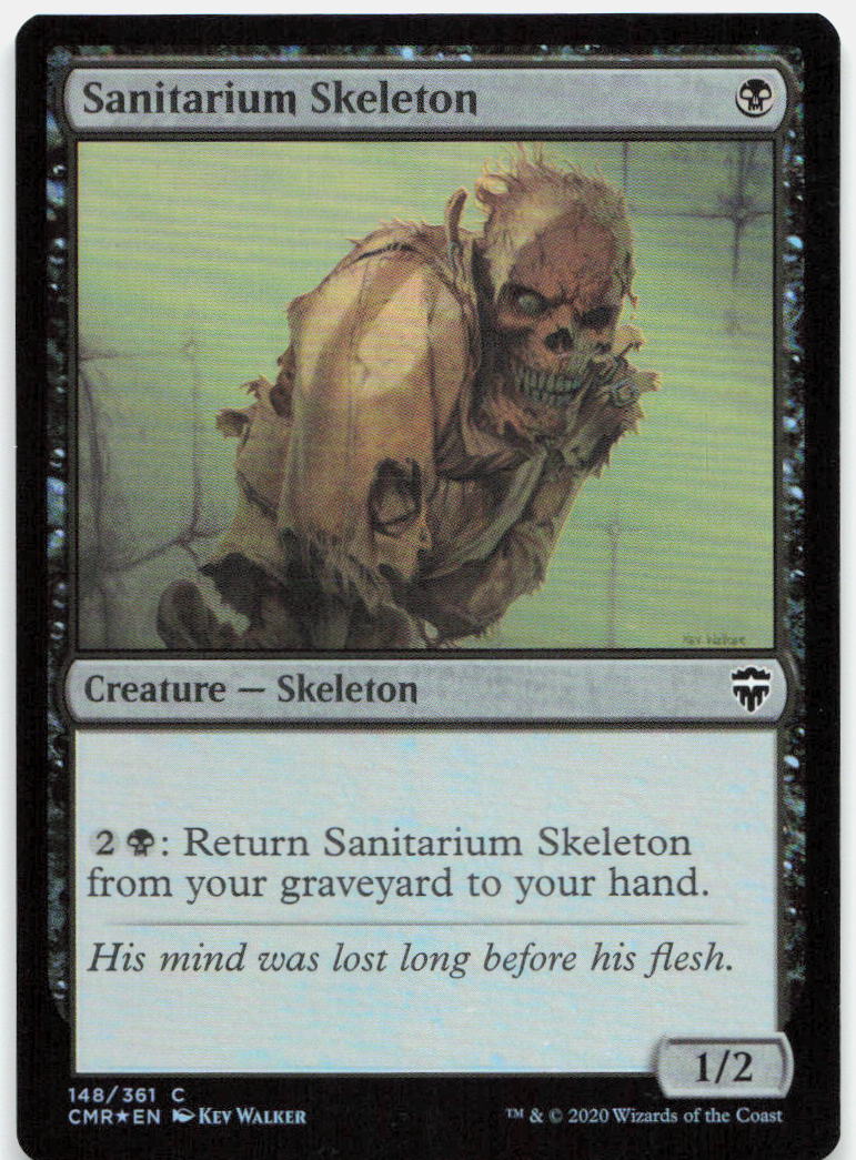 Sanitarium Skeleton NM Foil C Commander Legends 148