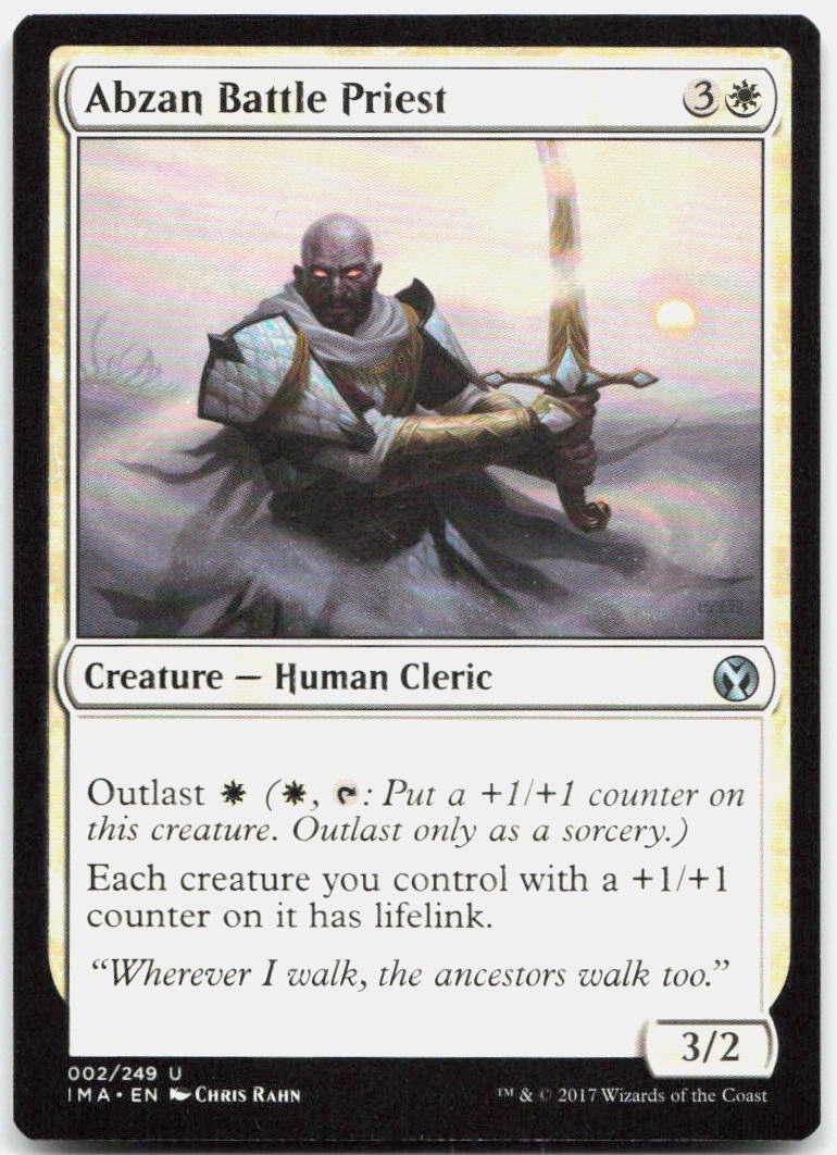 Abzan Battle Priest NM U Iconic Masters 2