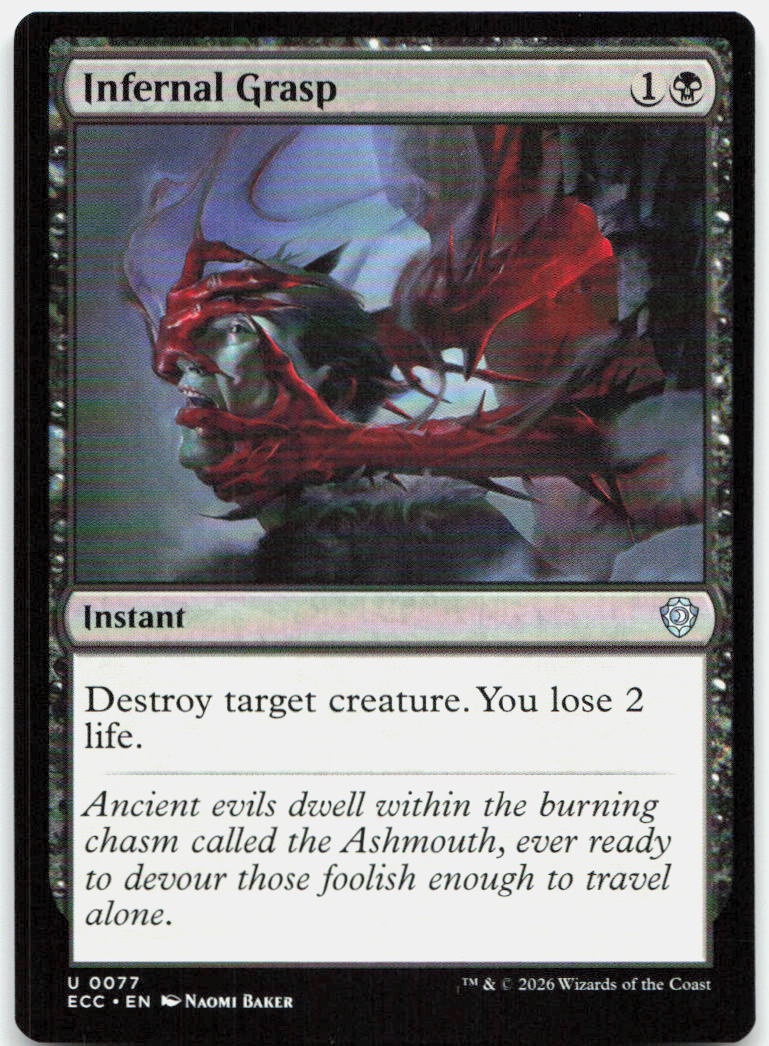 Infernal Grasp NM U Commander: Lorwyn Eclipsed 77