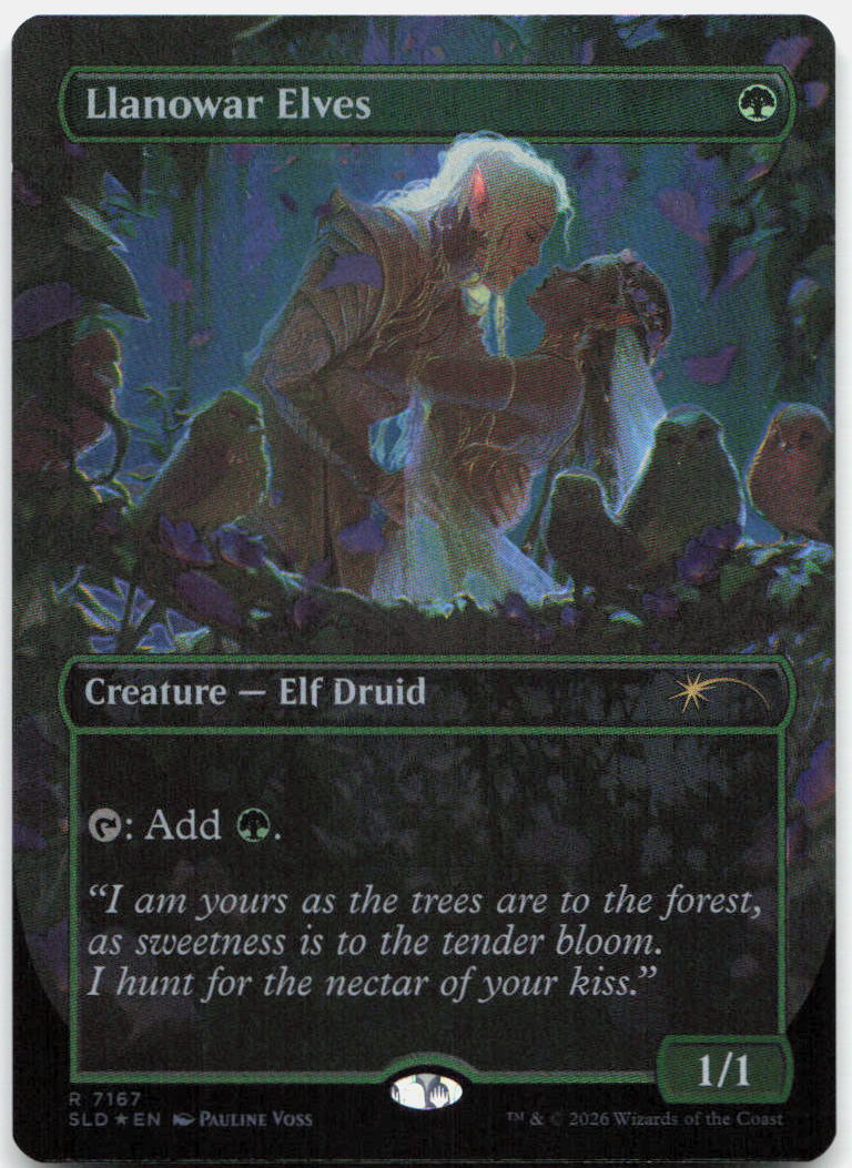 Llanowar Elves NM Foil R Secret Lair Drop Series 7167