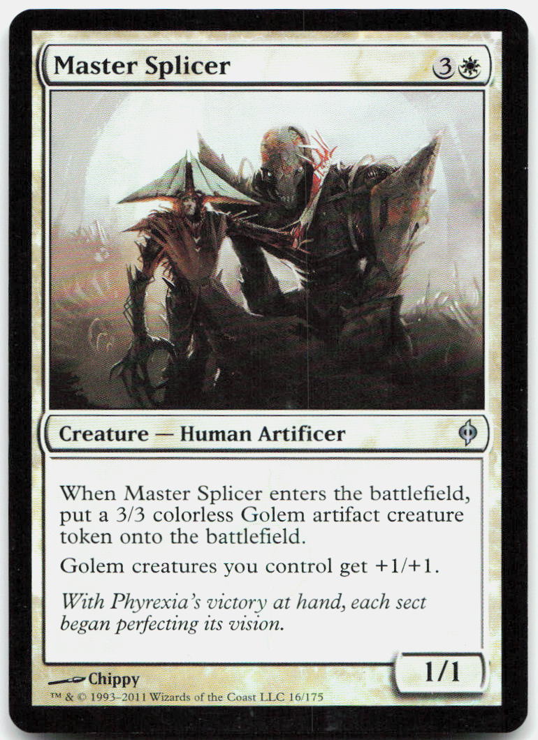 Master Splicer NM Foil U New Phyrexia 16