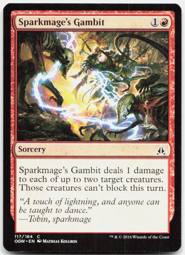 Sparkmage's Gambit NM C Oath of the Gatewatch 117