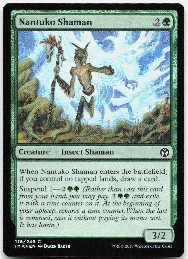Nantuko Shaman NM Foil C Iconic Masters 176