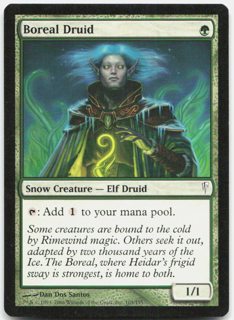 Boreal Druid NM C Coldsnap 105