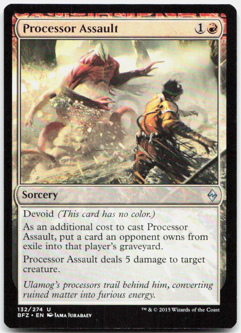 Processor Assault NM U Battle for Zendikar 132