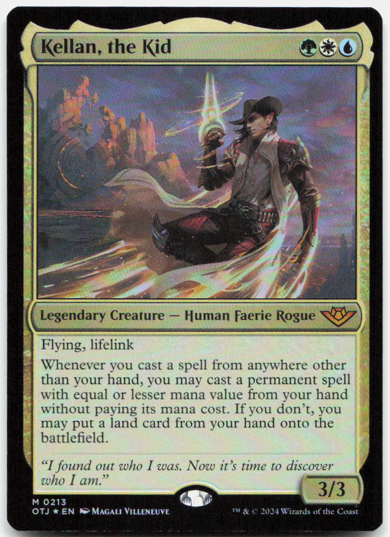 Kellan, the Kid NM Foil M Outlaws of Thunder Junction 213