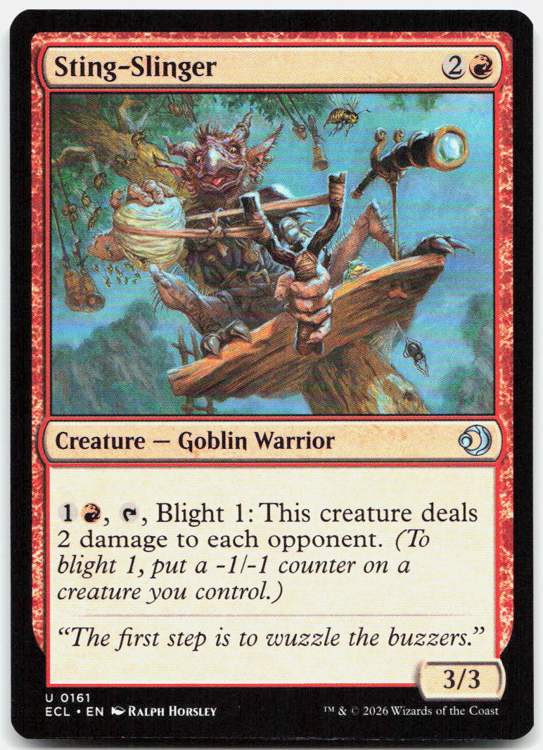 Sting-Slinger NM U Lorwyn Eclipsed 161