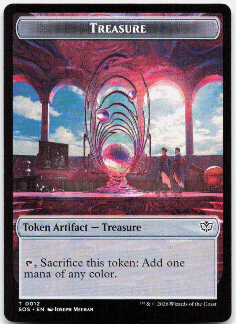 Elemental (0003) // Treasure Double-Sided Token NM T Secrets of Strixhaven