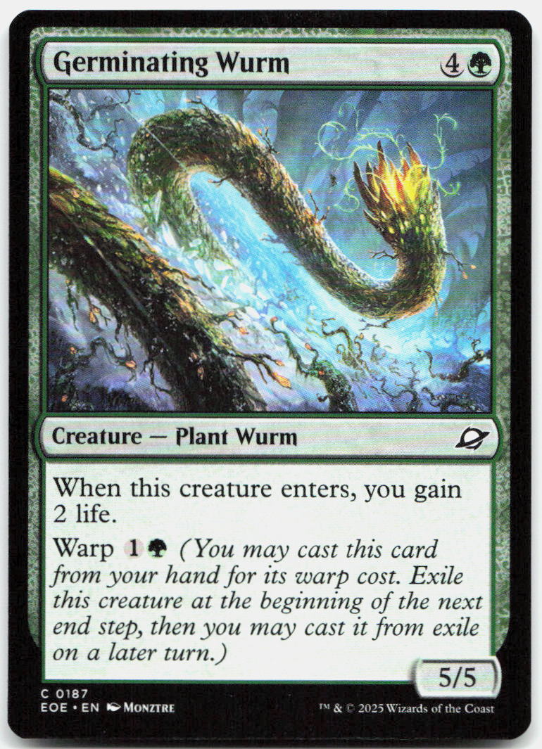 Germinating Wurm NM C Edge of Eternities 187