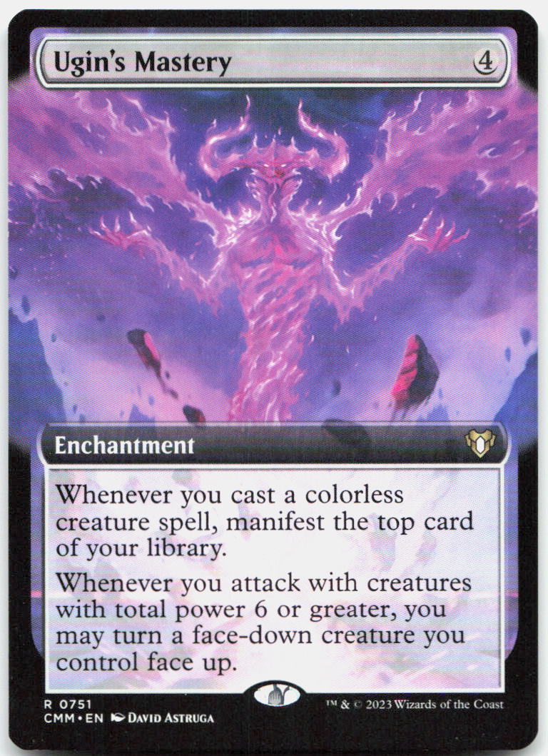 Ugin's Mastery (Extended Art) NM R Commander Masters 751