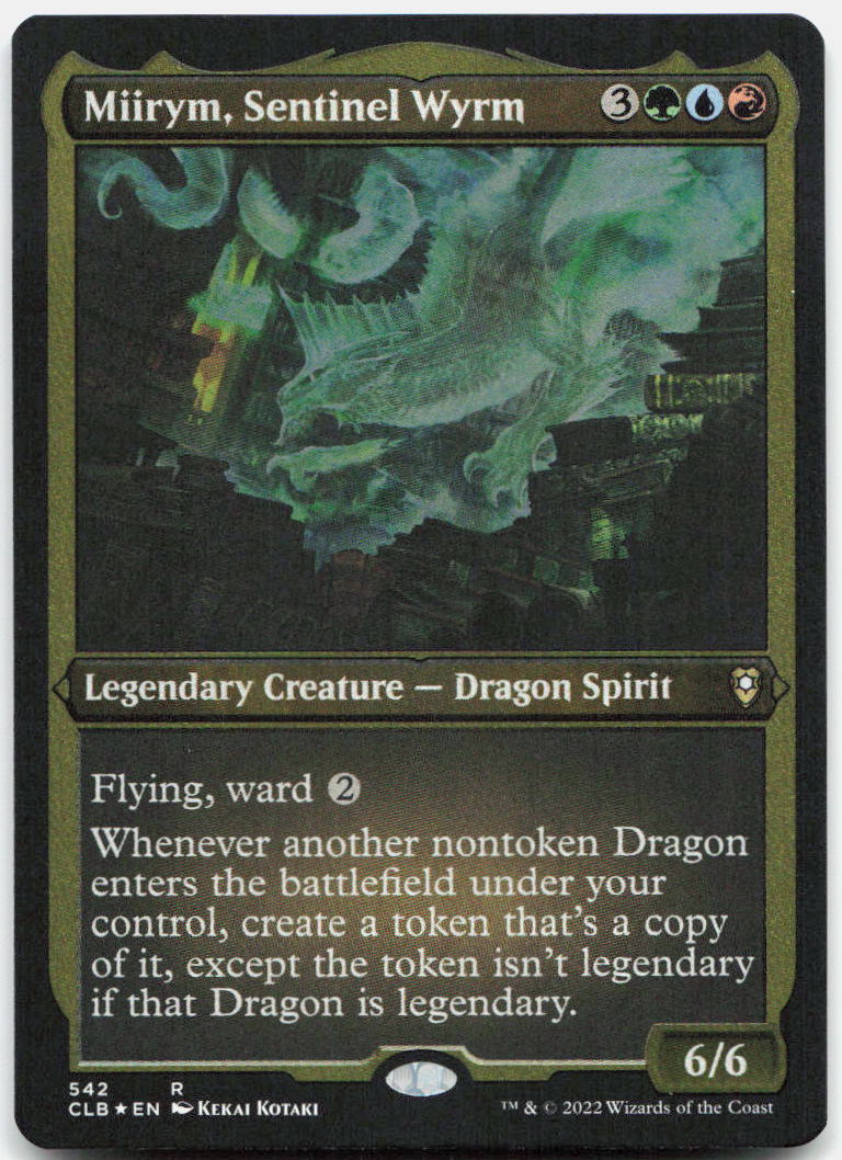 Miirym, Sentinel Wyrm (Foil Etched) NM Foil R  Battle for Baldur's Gate 542