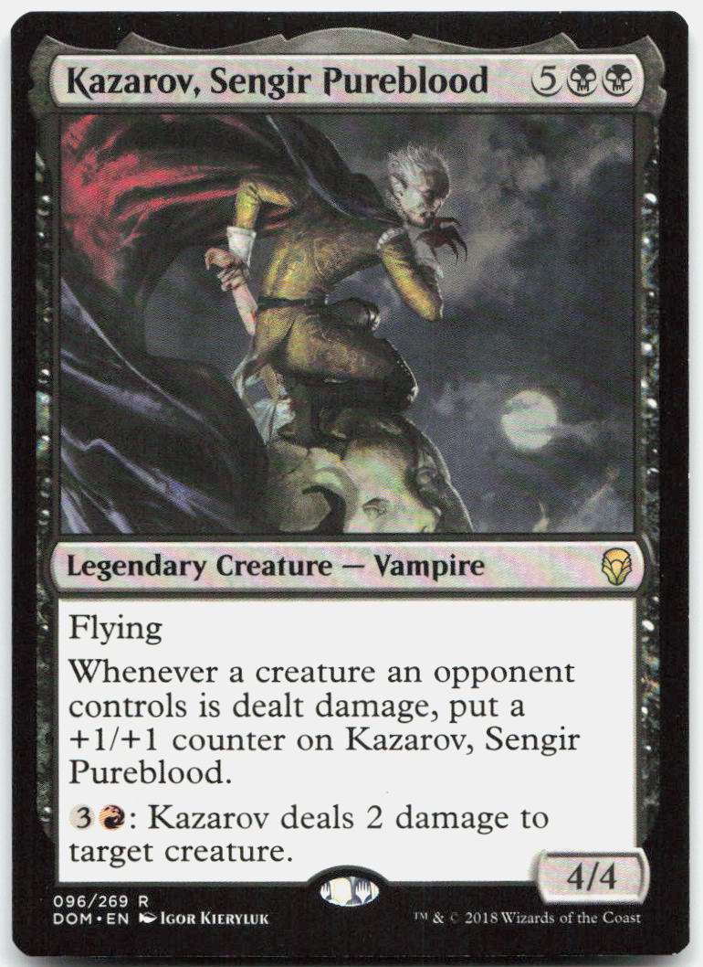 Kazarov, Sengir Pureblood NM R Dominaria 96