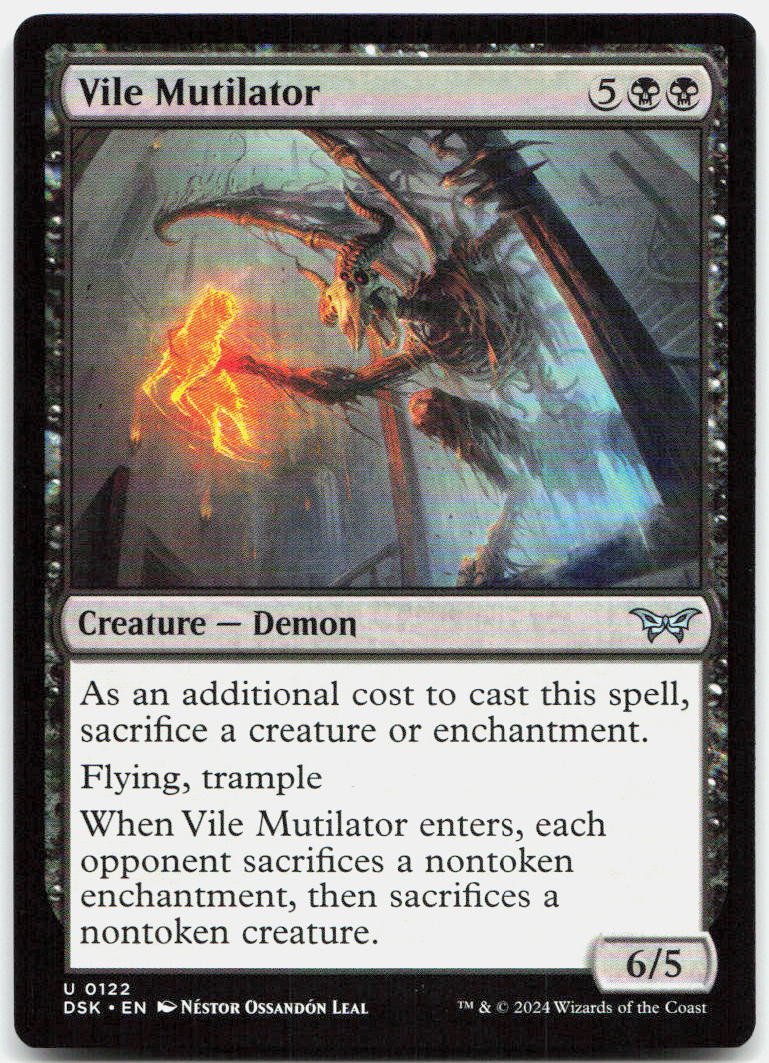 Vile Mutilator NM U Duskmourn: House of Horror 122