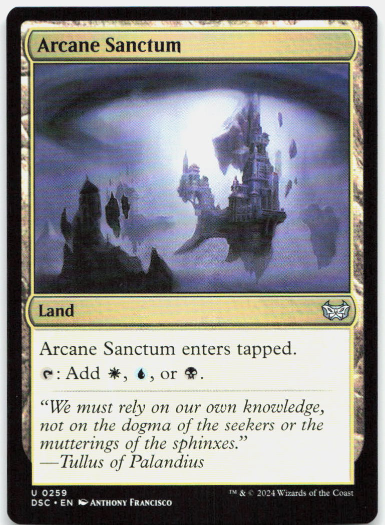 Arcane Sanctum NM U Commander: Duskmourn: House of Horror 259