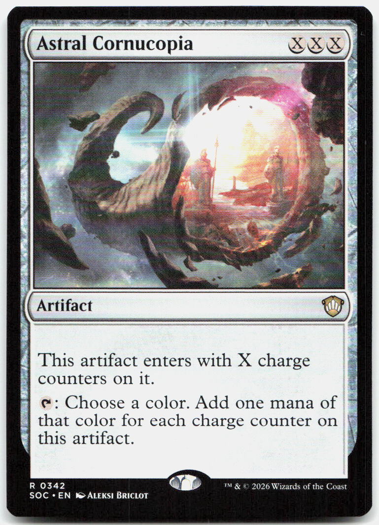 Astral Cornucopia NM R Commander: Secrets of Strixhaven 342