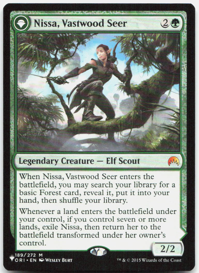 Nissa, Vastwood Seer NM M The List Reprints 189