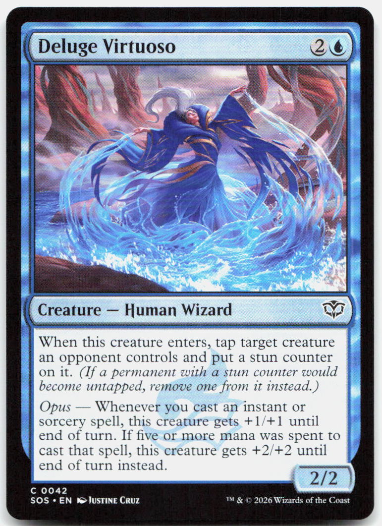 Deluge Virtuoso NM C Secrets of Strixhaven 42