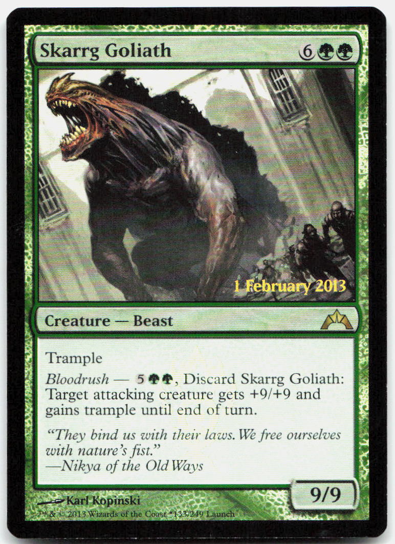 Skarrg Goliath NM Foil P Launch Party & Release Event Promos 133