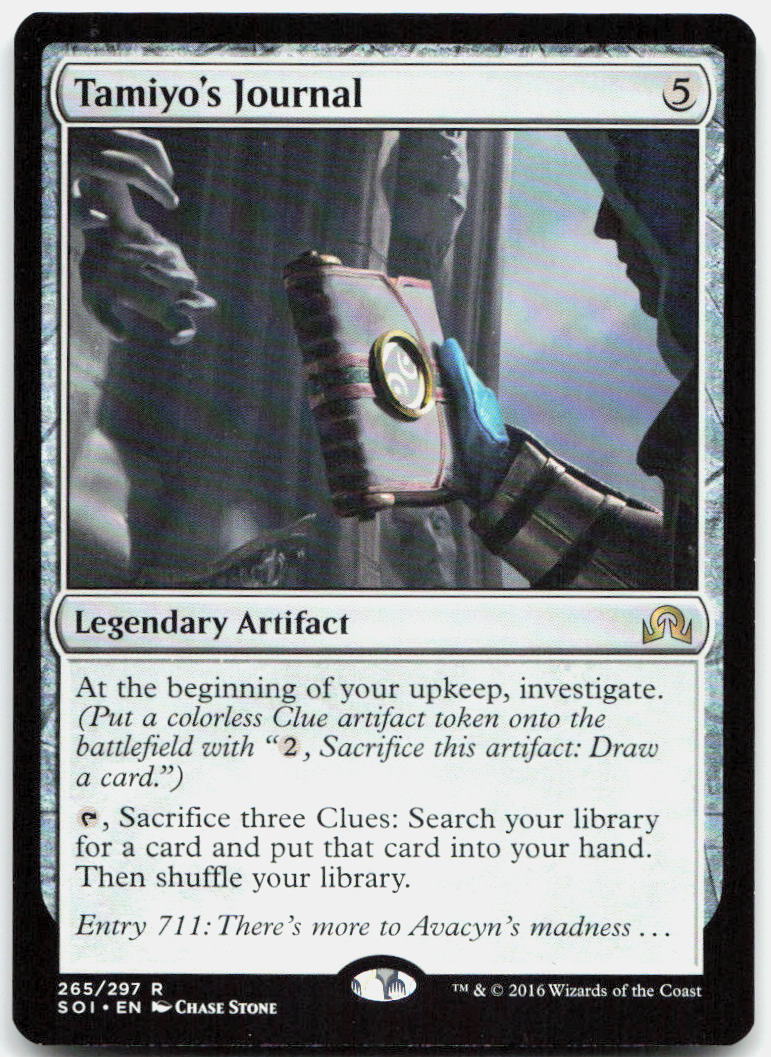 Tamiyo's Journal (Entry 711) NM R Shadows over Innistrad 265