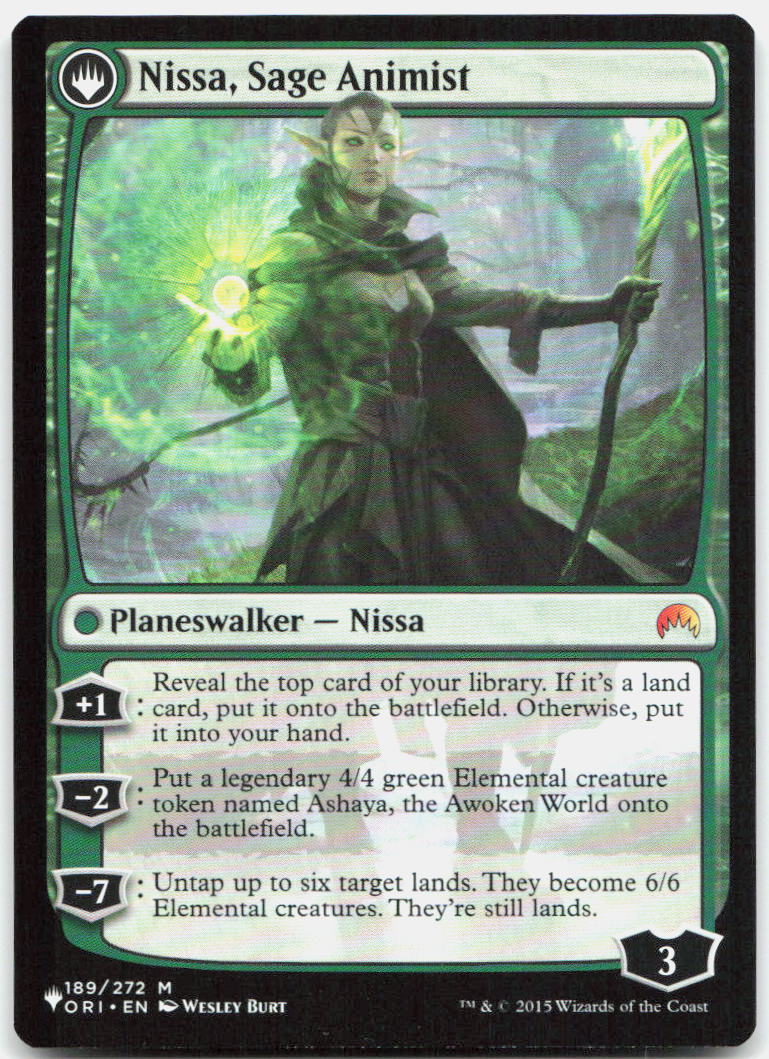 Nissa, Vastwood Seer NM M The List Reprints 189