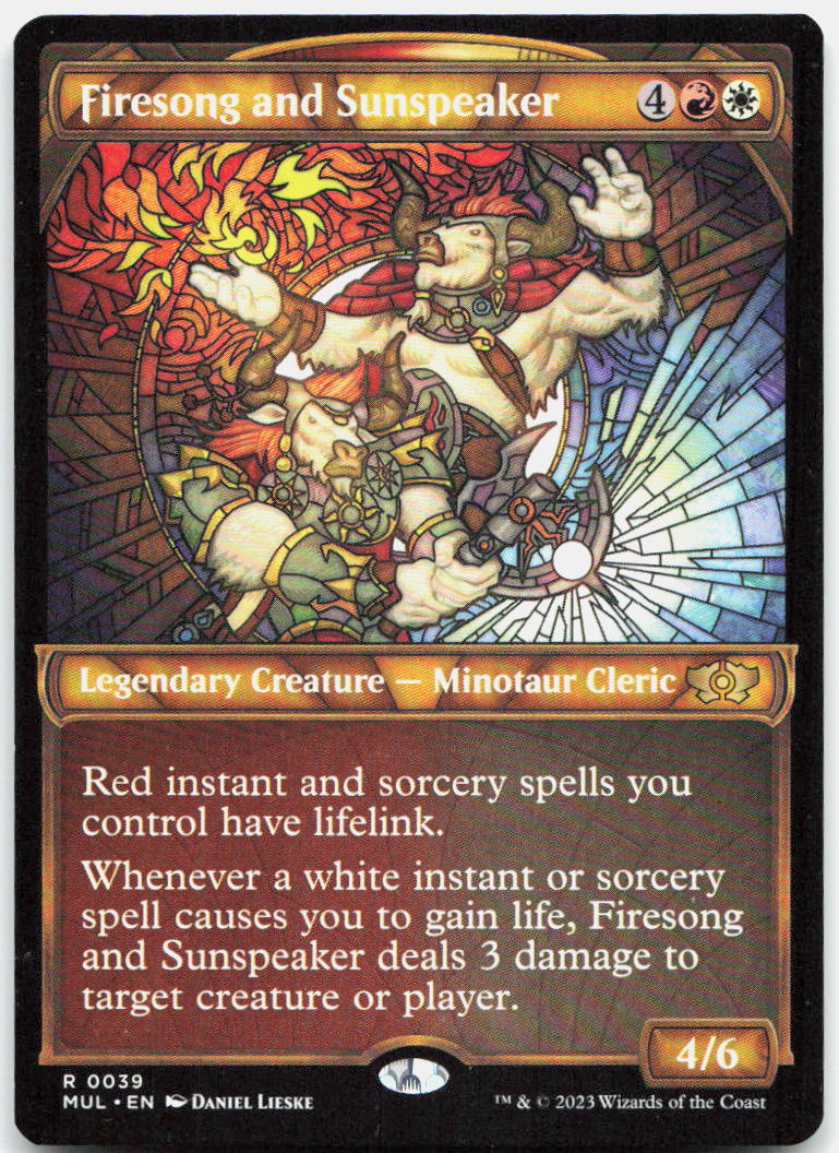 Firesong and Sunspeaker NM R March of the Machine: Multiverse Legends 39