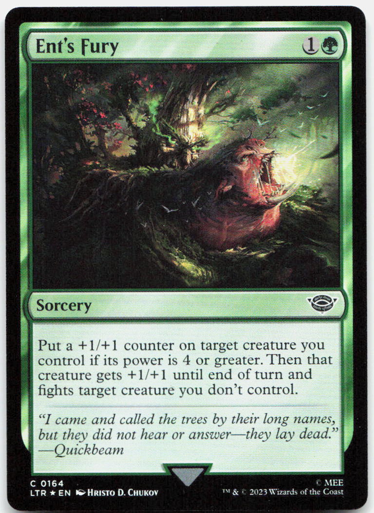 Ent's Fury NM Foil C Universes Beyond: The Lord of the Rings: Tales of Middle-earth 164
