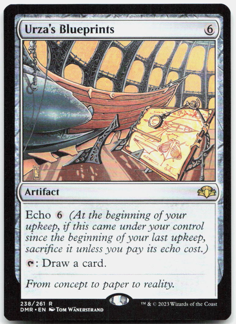 Urza's Blueprints NM R Dominaria Remastered 238
